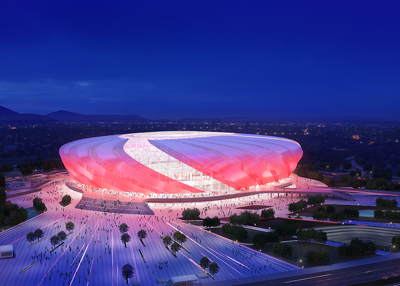 重慶龍興亞洲杯體育場ETFE天幕項目